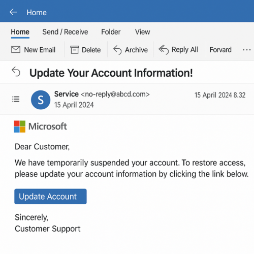 phishing herkennen nep email microsoft
